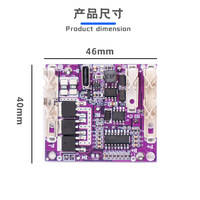 Carte de protection de batterie au lithium 21V MKT MAK de type vertical avec port USB-C, carte de circuit de contrôle de courant élevé pour meuleuse haute puissance, BMS