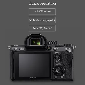 Spedizione gratuita S ONY Alpha a7 uso lente a7 III full frame mirrorless Vlog 95% nuova fotocamera 24.3MP pacchetto obiettivo zoom fotocamera digitale