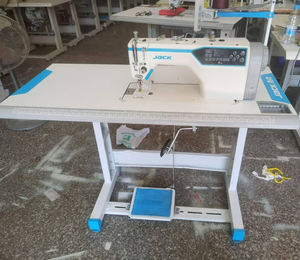Machine à coudre Jack d'<span class=keywords><strong>occasion</strong></span> A4E, coupe-fil automatique informatisé, point noué à aiguille simple, vente chaude pour tous les grossistes du monde entier, récemment - Product Image 1