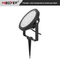 Lampe de jardin LED MiBoxer FUTC03 15W avec télécommande sans fil 24G et Wi-Fi pour utilisation en extérieur