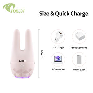 Водонепроницаемый портативный вибратор-пуля TT Forest для женщин, стимулятор сосков и влагалища, клипса для удовольствия, секс-игрушка для пар - Product Image 3
