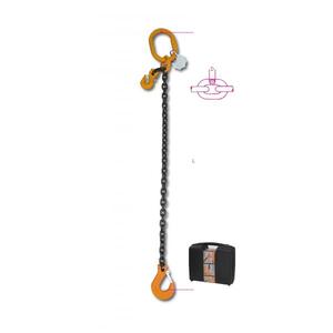 BETA - 080960054 ROBUR-Eslinga de cadena elevadora, 1 pata con gancho de agarre de horquilla, grado 8 - EAN 8014230788364 VISES, ABRAZADERAS Y CUERDAS - Product Image 2