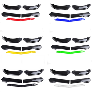 Alerón Delantero Universal para Automóvil, Estilo Deportivo de Cuatro Secciones, Diseño de Doble Capa, Colorido, de Alta Calidad - Product Image 1