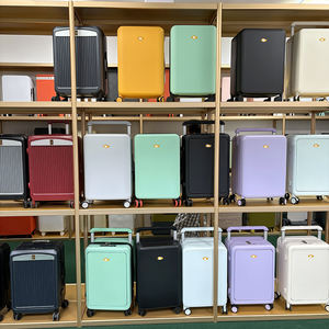 סט מזוודות קשיחות 4 חלקים, תיקי נסיעות PP, מזוודות נשיאה, סט מזוודות קשיחות 14/20/24/28 אינץ', תיק נסיעות OEM - Product Image 6