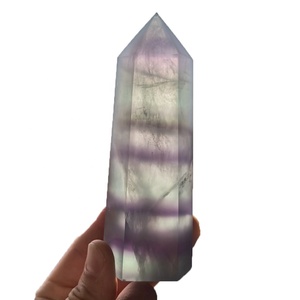 Di alta Qualità del Commercio All'ingrosso Della Pietra Preziosa Reiki Bacchette di Cristallo Punti Obelisco <span class=keywords><strong>Blu</strong></span> Fluorite Point Per La Guarigione - Product Image 2
