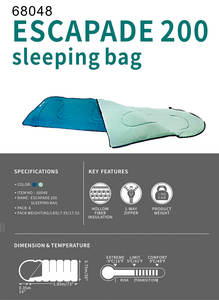 Sac de couchage compact en duvet portable pour adultes avec logo personnalisé Vente en gros Tente de camping extérieure ultralégère pour l'été et l'hiver - Product Image 5