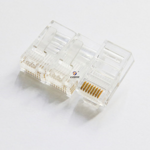 Connettori Professionali per Telefono con <span class=keywords><strong>Presa</strong></span> PCB <span class=keywords><strong>RJ11</strong></span> 4P4C Cat5e, Spina Modulare Maschio RJ45 8P8C Schermata - Product Image 3