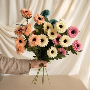 Ramo de Flores de <span class=keywords><strong>Cosmos</strong></span> Artificiales Realistas Hechas a Mano, Arreglo Floral de Seda para Decoración del Hogar, Bodas y Fiestas - Product Image 2