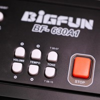 Piano musical éducatif et de développement pour la petite enfance, alimenté par USB, clavier électronique noir à 37 ou 61 touches avec microphone