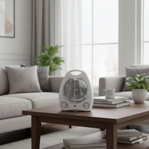 Calentador Portátil Frío/Caliente de 1000W con Termostato Ajustable, Protección Antivuelco y Protección Contra Sobrecalentamiento para Sala de Estar y Dormitorio - Product Image 5
