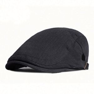 Wholesale Solid Color Plain Summer Gatsby Ivy <b>Caps</b> Vintage Adjustable <b>Flat</b> <b>Cap</b> Outdoor Unisex Newsboy Hat for <b>Men</b> - Product Image 2