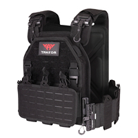 Yakeda 6094 Gilet Tactique Plaque Porte-Chargeurs Chalecos Molle pour Randonnée Pêche Nylon 1000D Entraînement Extérieur Chasse Sécurité