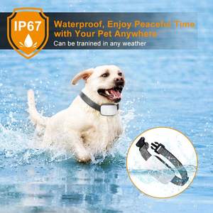 Bip y vibración para entrenamiento de perros, Collar antiladridos recargable, a prueba de agua, sin choque, para entrenamiento humano, en línea, 2023 - Product Image 5