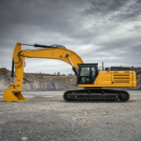 Excavatrice Caterpillar 336 d'occasion fiable, moteur diesel CAT remis à neuf, pelle sur chenilles de 36 tonnes avec équipement Kawasaki pour travaux en carrière