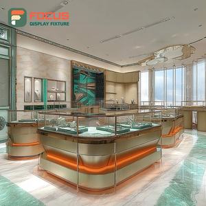 Vitrina de Joyería Minimalista para Centro Comercial, Mostrador de Joyería con Superficie Pulida para Centro Comercial - Product Image 3