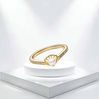 Bague à breloques DIY 2026 en argent 925 plaqué or, motif double boucle, amour torsadé, abeille, couronne de princesse, nœud, pour mariage et fête