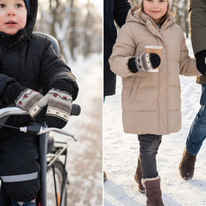 Gants thermiques en tricot confortables pour enfants de 0 à 6 ans |   Mitaines pour tout-petits faites à la main pour l'automne/l'hiver - Product Image 5
