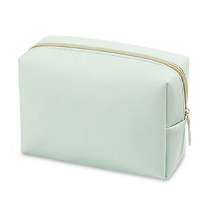 Bolsa de Maquillaje Ecológica de Poliéster Gris o de Color Personalizado con Cierre Grande para Mujer, para Brochas - Product Image 4