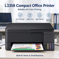 Printer Ink Tank Inkjet Warna L3358 A4 3-in-1 Cetak Salin Pindai WiFi Direct Cetak Jarak Jauh Mobile Biaya Rendah untuk Rumah & Usaha Kecil