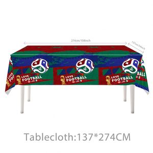Juego de Vajilla Desechable para Fiesta de Cumpleaños con Temática de Fútbol 2026, Decoración de la Copa Mundial de Fútbol, Mantel, Platos de Papel, Servilletas, Vasos - Product Image 6