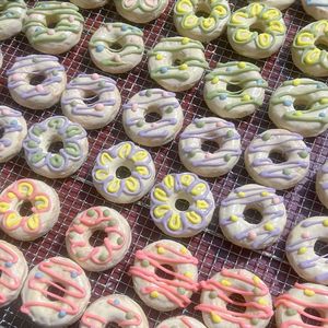 El yapımı toplu sevimli sağlıklı Pet eğitim gıda kedi köpek bisküvi donut aperatifler davranır destek özel - Product Image 3