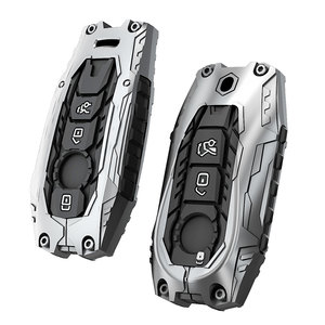 Étui de protection pour clé de voiture en silicone de style cyberpunk, coque en métal pour clé sans fil pour <span class=keywords><strong>Mercedes</strong></span> Benz CLA <span class=keywords><strong>CLE</strong></span> <span class=keywords><strong>Coupé</strong></span> AMG GT Classe S Maybach - Product Image 3