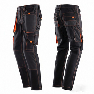 Celana Kerja Mekanik Katun Anti Api & Anti Kusut Seragam Konstruksi untuk Pakaian Kerja Unisex - Product Image 1