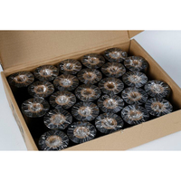 Pita Printer kode batang Transfer termal warna atau hitam, pita Resin Transfer lilin 110mm x 300m 110mm x 450m