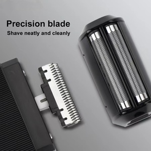 OEM Men Foil <b>Shaver</b> Razor Wet/Dry Double-Use Waterproof Electric Li-ion <b>Battery</b> 60-Minute Runtime Beard Trimmer Body Groomer - Product Image 6