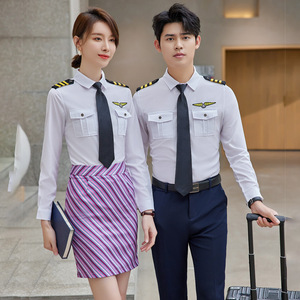 Men's And Women's <b>Security</b> Uniform Shirts Red Long Sleeve Slim Fit With Pockets For Hotel Property <b>Bar</b> KTV Workwear - Product Image 2