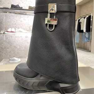 Productos Populares 2026: Botas de Tacón de Cuña con Cierre de Seguridad para Mujer - Product Image 4