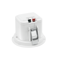 Haut-parleur de plafond passif étanche 5W 2 pouces en ABS pour système de sonorisation public, idéal pour piscine, cuisine, sauna, zone humide et audio d'ambiance
