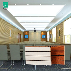 TianGe fábrica China proveedores nuevos productos barato madera acanalada acústica interior techo pared <span class=keywords><strong>paneles</strong></span> - Product Image 5