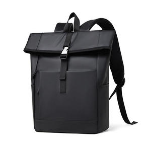 Custom European Outdoor Roll-top <b>Backpack</b>, Travel <b>Laptop</b> <b>Backpack</b> with a Roll-top Lid for Short Trips. - Product Image 5