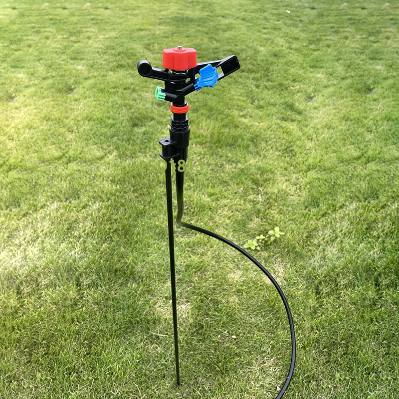 Arroseur Rotatif Automatique Pour Pelouse / Jardin - Portée 68 M, Réglable, En ABS/PP, Pour Irrigation Grande Surface - 7