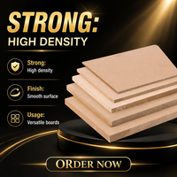 Mdf 18mm 15mm 3mm feuille 4x8 prix d'usine brillant panneau MDF brut pour Hogar Y Cocina découpe Laser