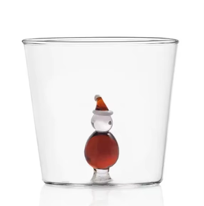 Vente en gros de gobelets à eau en verre résistant à la chaleur, personnalisés, série de Noël, bonhomme de neige 3D, arbre de Noël - Product Image 6