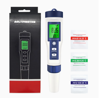 Probador de pH portátil de alta precisión 3 en 1, medidor de acidez, instrumento de monitoreo de pH, nivel de ácido y álcali.