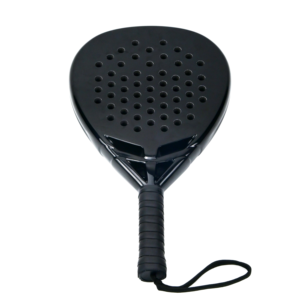 Nueva Raqueta de Pádel Redonda de Fibra de Carbono de Alta Calidad 25.8x27cm 36010g OEM Directo de Fábrica con Red de Poliéster para Principiantes - Product Image 1