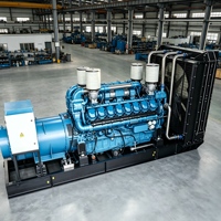 Generator Diesel Weichai 100-500KW dengan Radiator Besar dan Starter Elektrik Tipe Open Frame