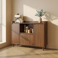Meistverkaufter Beistellschrank mit Offenen Ablagefächern, Großes Fassungsvermögen Umweltfreundliches Design für Esszimmer & Wohnzimmer