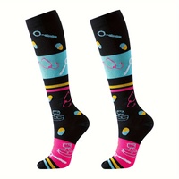 Offre Spéciale 15-20 mmHg course genou haut Tennis Nylon sport infirmière Compression chaussettes bas