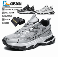 Chaussures de course personnalisées pour le développement de marques OEM, vente en gros de baskets de course légères et respirantes en mesh pour hommes et femmes sans logo