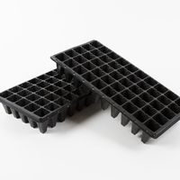 Plateau de semis à 32/50 cellules à trous larges, paroi intérieure lisse, pour la propagation de melons et d'arbres fruitiers, avec de nombreux cycles de plantation