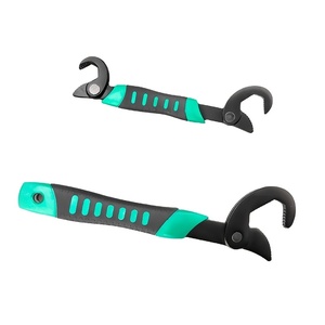 Juego de llaves de tubo de aleación de acero al carbono autoblocante ajustable Universal grande abierto para lavabo de baño Industrial OEM Métrico - Product Image 1