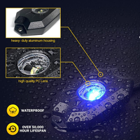 Kit d'éclairage LED Rock RGBW avec télécommande Bluetooth et sans fil, kits de néons multicolores pour voitures Underglow Wheel Footwell