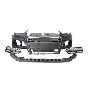 Kit Carrozzeria Auto S3 di Alta Qualità per <span class=keywords><strong>Audi</strong></span> <span class=keywords><strong>A3</strong></span> 2014 2015 2016 Nuovo <span class=keywords><strong>Paraurti</strong></span> Anteriore con Griglia e Clip in Materiale PP ABS - Product Image 1