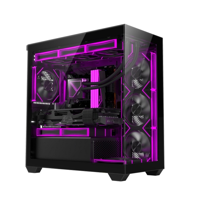 Factory Wholesale OEM Custom Mid Tower Computer Case Gamer MATX Best Gaming PC Case Desktop Computer Cases Cabinet