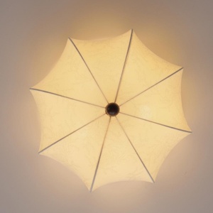 Lampada in tessuto con stampa retrò francese stile antico americano mansarda Hotel camera da letto guardaroba decorazione tessuto illuminazione <span class=keywords><strong>a</strong></span> soffitto - Product Image 2
