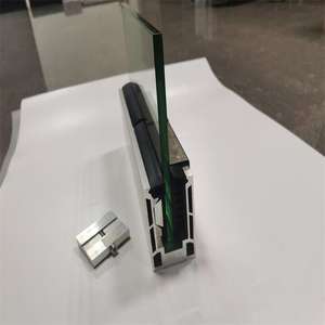 Pracmanu — accessoires de balustrade en verre sans cadre, balustrade en aluminium, <span class=keywords><strong>pour</strong></span> hôtel, villa, escalier, balcon, prix d'usine - Product Image 4